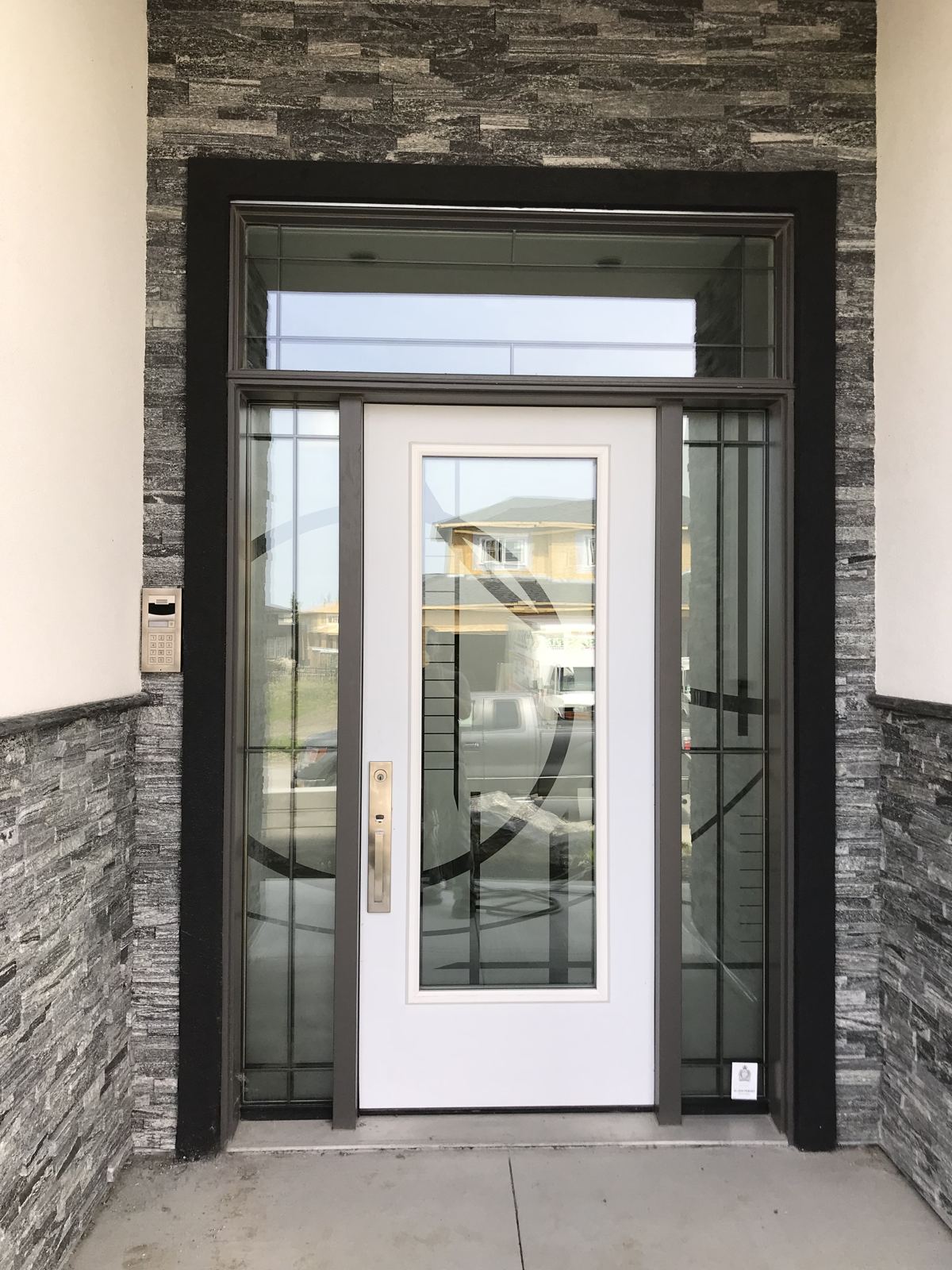 Entry keypad and access control panel